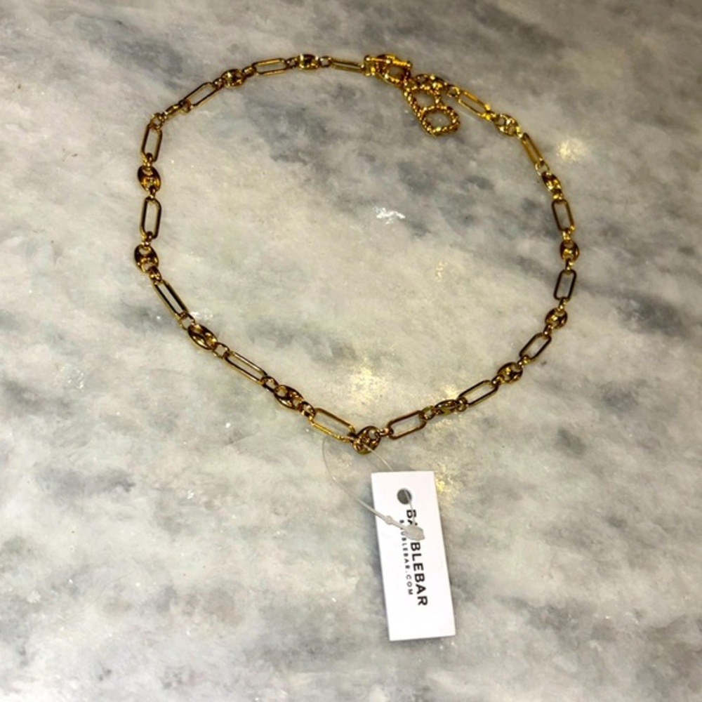 BaubleBar ‘B’ Necklace